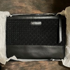 St. John Woven clutch